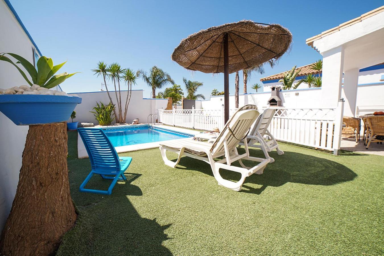 Villa Yuca Con Piscina Privada En Conil De La Frontera Extérieur photo